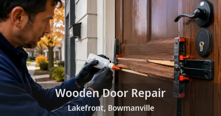 Wooden Door Repair Lakefront, Bowmanville - ON