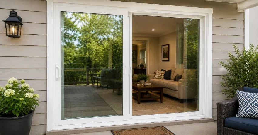 new patio door replacement installed in Downtown, Bowmanville home