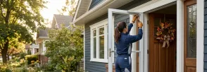 Storm Door Install Downtown, Bowmanville