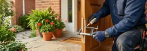 Wooden Door Repair Lakefront, Bowmanville