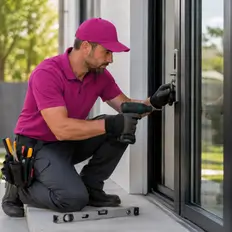 A completed window replacement job